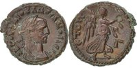 Tetradrachm Münze, Diocletian, Alexandria, SS+, Bronze -