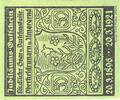 Deutschland 50 Pfennig Geldschein, Oberheldrungen, croix, 1921-03-20 -