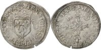 Frankreich Douzain Münze, Poitiers, SS+, Billon, Sombart:4380 -