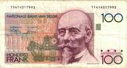 Belgien 100 Francs Geldschein, KM:142a, SS -