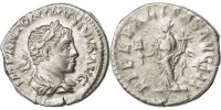 Denarius Münze, Elagabalus, Roma, SS+, Silber, RIC:103 -