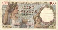 Frankreich 100 Francs Sully, X.5564, SS+, Fayette:26.18, KM:94 -