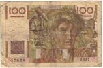 Frankreich 100 Francs Jeune Paysan, J.557, SGE, Fayette:28bis.3, KM:128e -