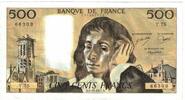 Frankreich 500 Francs Pascal, Y.75, VZ, Fayette:71.17, KM:156d -