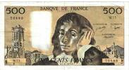 Frankreich 500 Francs Pascal, W.75, SS+, Fayette:71.17, KM:156d -