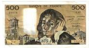 Frankreich 500 Francs Pascal, C.37, SS+, Fayette:71.10, KM:156b -