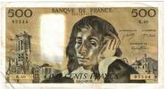 Frankreich 500 Francs Pascal, K.40, S+, Fayette:71.10, KM:156b -