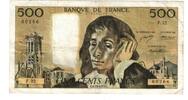 Frankreich 500 Francs Pascal, F.32, S, Fayette:71.9, KM:156b -