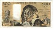 Frankreich 500 Francs Pascal, H.36, SS, Fayette:71.10, KM:156b -