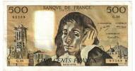 Frankreich 500 Francs Pascal, G.36, SS+, Fayette:71.10, KM:156b -