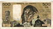 Frankreich 500 Francs Pascal, O.38, S+, Fayette:71.10, KM:156b -