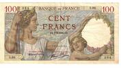 Frankreich 100 Francs Sully, S.98, SS, Fayette:26.2, KM:94 -