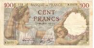 Frankreich 100 Francs Sully, M.25070, SS, Fayette:26.59, KM:94 -