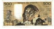 Frankreich 500 Francs Pascal, Z.43, S+, Fayette:71.11, KM:156b -