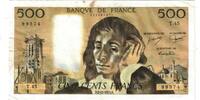 Frankreich 500 Francs Pascal, T.45, S+, Fayette:71.12, KM:156c -