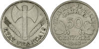 Frankreich 50 Centimes Münze, Bazor, SS, Aluminium, KM:914.1 -