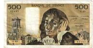 Frankreich 500 Francs Pascal, G.43, S, Fayette:71.11, KM:156b -