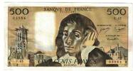 Frankreich 500 Francs Pascal, U.45, SS, Fayette:71.12, KM:156c -