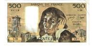 Frankreich 500 Francs Pascal, S.50, SS, Fayette:71.13, KM:156c -