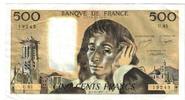 Frankreich 500 Francs Pascal, U.81, S+, Fayette:71.17, KM:156d -