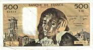 Frankreich 500 Francs Pascal, X.81, S+, Fayette:71.17, KM:156d -