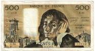 Frankreich 500 Francs Pascal, X.34, SGE+, Fayette:71.10, KM:156b -