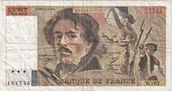 Frankreich 100 Francs Delacroix, W.182, S, Fayette:69bis.3b2, KM:154e -