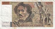 Frankreich 100 Francs Delacroix, C.191, S, Fayette:69bis.04a, KM:154f -