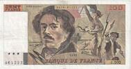 Frankreich 100 Francs Delacroix, J.202, SS, Fayette:69bis.3c1, KM:154e -