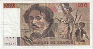 Frankreich 100 Francs Delacroix, R.220, SS, Fayette:69bis.7, KM:154g -
