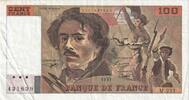 Frankreich 100 Francs Delacroix, M.231, SS+, Fayette:69bis.8, KM:154g -