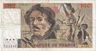 Frankreich 100 Francs Delacroix, B.134, S, Fayette:69.13a, KM:154d -