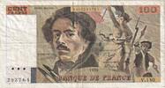 Frankreich 100 Francs Delacroix, V.140, S, Fayette:69.13b, KM:154d -