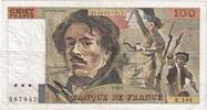 Frankreich 100 Francs Delacroix, K.144, S, Fayette:69.13C, KM:154d -