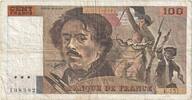 Frankreich 100 Francs Delacroix, E.151, S, Fayette:69bis.2a, KM:154e -