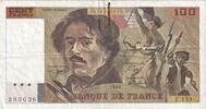 Frankreich 100 Francs Delacroix, F.159, S, Fayette:69bis.2b, KM:154e -