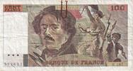 Frankreich 100 Francs Delacroix, R.167, SGE+, Fayette:69bis.2b, KM:154e -