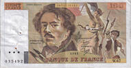 Frankreich 100 Francs Delacroix, W.67, SS, Fayette:69.7, KM:154b -