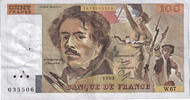 Frankreich 100 Francs Delacroix, W.67, SS, Fayette:69.7, KM:154b -