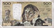 Frankreich 500 Francs Pascal, L.97, S+, Fayette:71.18, KM:156d -