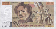 Frankreich 100 Francs Delacroix, K.84, VZ, Fayette:69.8a, KM:154b -