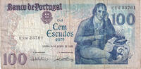 Portugal 100 Escudos Geldschein, 1985-06-04, KM:178e, SGE -