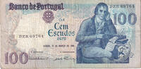 Portugal 100 Escudos Geldschein, 1985-03-12, KM:178d, SGE -