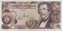 Österreich 20 Schilling Geldschein, 1967-07-02, KM:142a, SS -