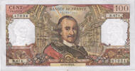 Frankreich 100 Francs Corneille, B.674, SS+, Fayette:65.40, KM:149d -