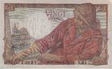 Frankreich 20 Francs Pêcheur, V.81, VZ, Fayette:13.6, KM:100a -