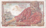 Frankreich 20 Francs Pêcheur, X.83, S+, Fayette:13.6, KM:100a -