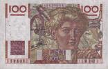 Frankreich 100 Francs Jeune Paysan, B.187, SS, Fayette:28.13, KM:128a -
