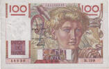 Frankreich 100 Francs Jeune Paysan, B.199, VZ, Fayette:28.14, KM:128b -