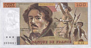 Frankreich 100 Francs Delacroix, O.14, S+, Fayette:69.02C, KM:154a -